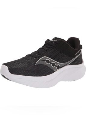 SAUCONY women's kinvara 14 running shoes in black/white 9 wide